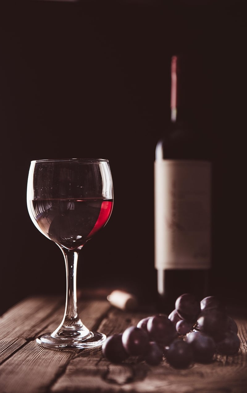 Wine Glasses and Bottles